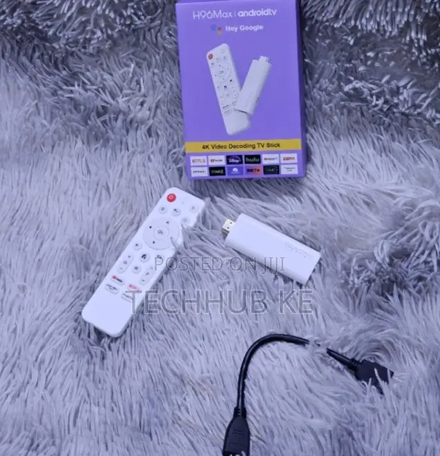 H96 Max Android Tv Stick Ultra Streaming Device With Google Voice