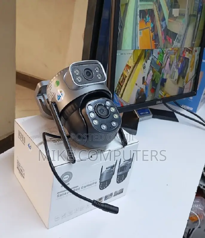 Cloud Storage Backup Electric 4g PTZ Dual Lens Security Camera