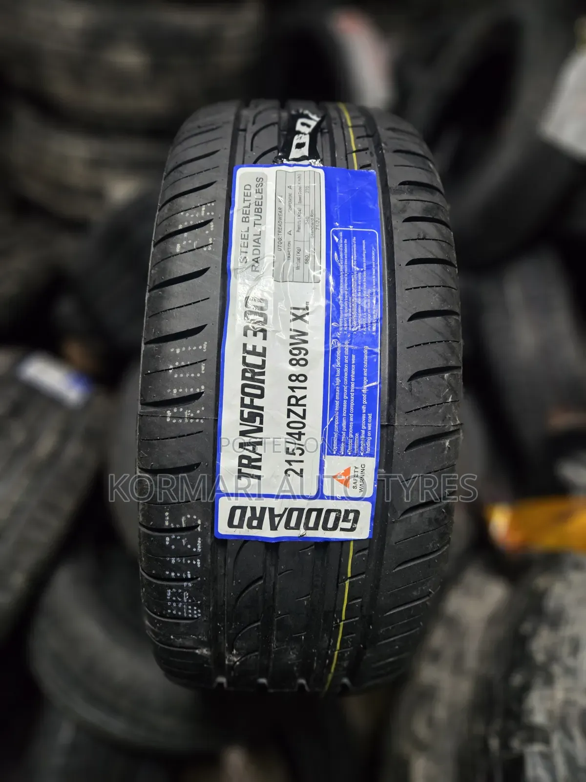 215/40r18 Goddard Tyre
