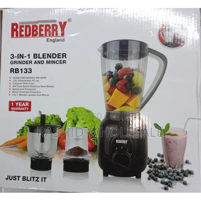 Modern Redberry Blender 2 In 1
