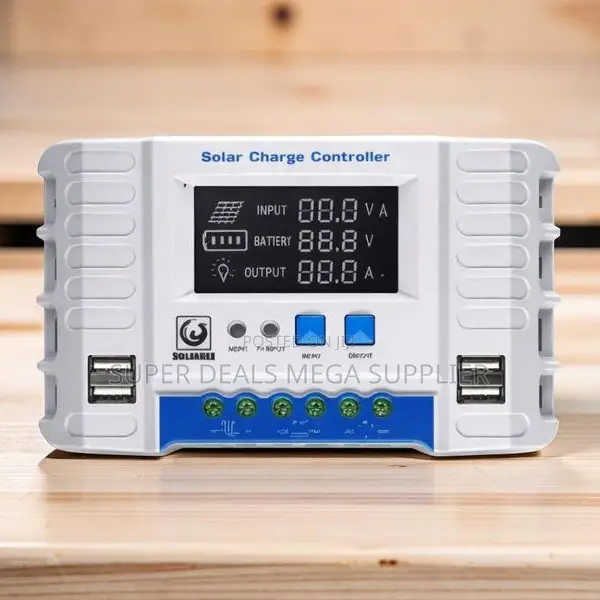 Reliable and Efficient 12v/24v 20a PWM Solar Controller Unit