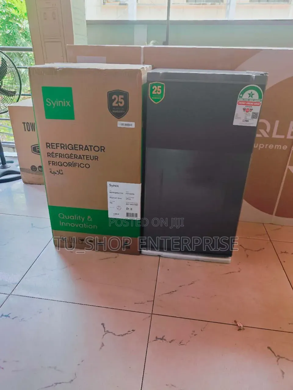 Syinix 90 Litres Single Door Refrigerator – Energy Saving Compact .