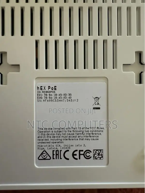 Mikrotik Rb960pgs Hex Poe 5x Gigabit Ethernet
