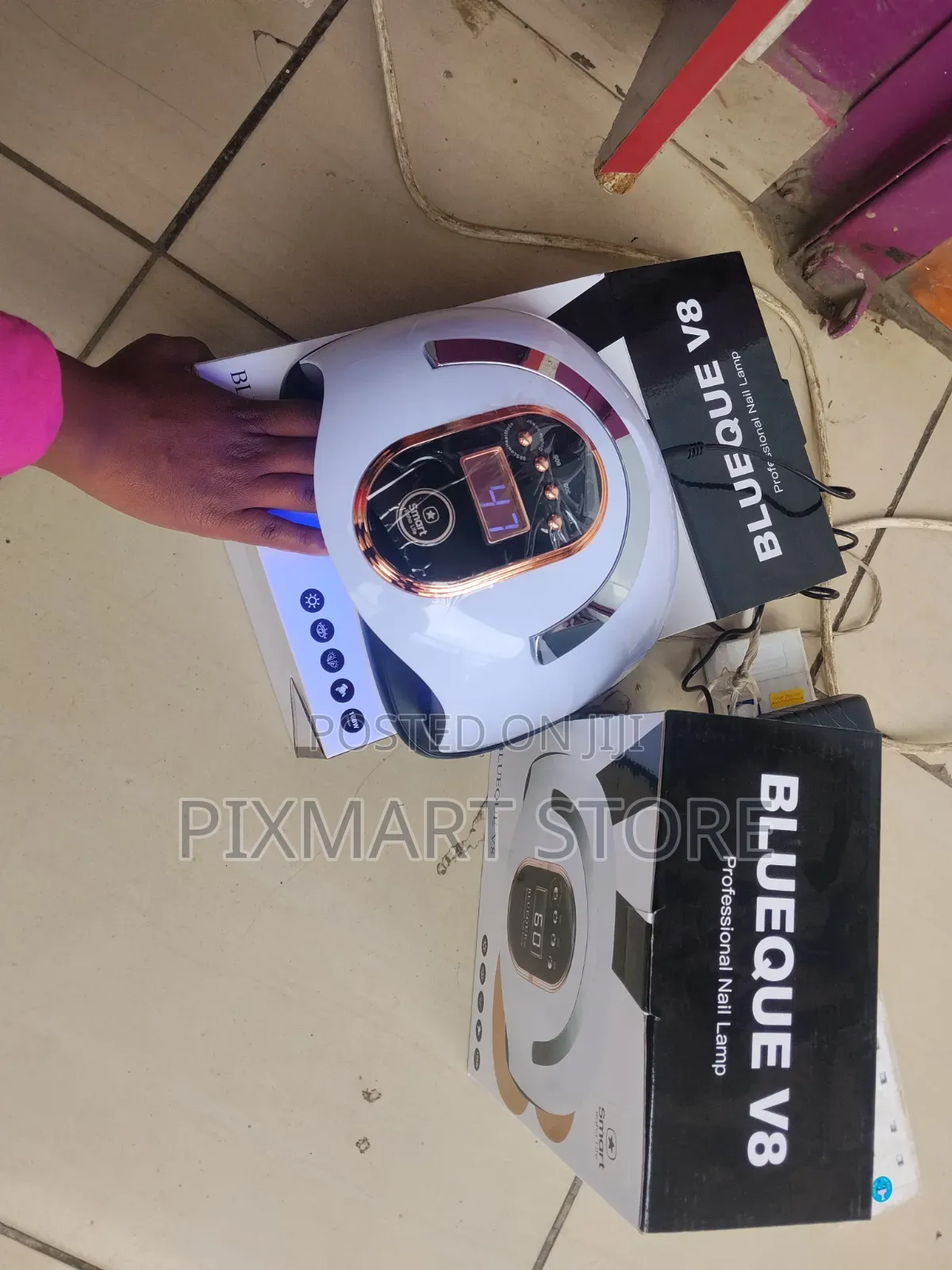 Blueque V8 168w Uv Led Nail Dryer for Gel Manicure
