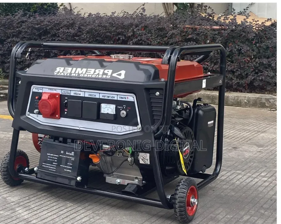 Premier Pm9800et 8.5kva Petrol Generator With Key Start and Wheel