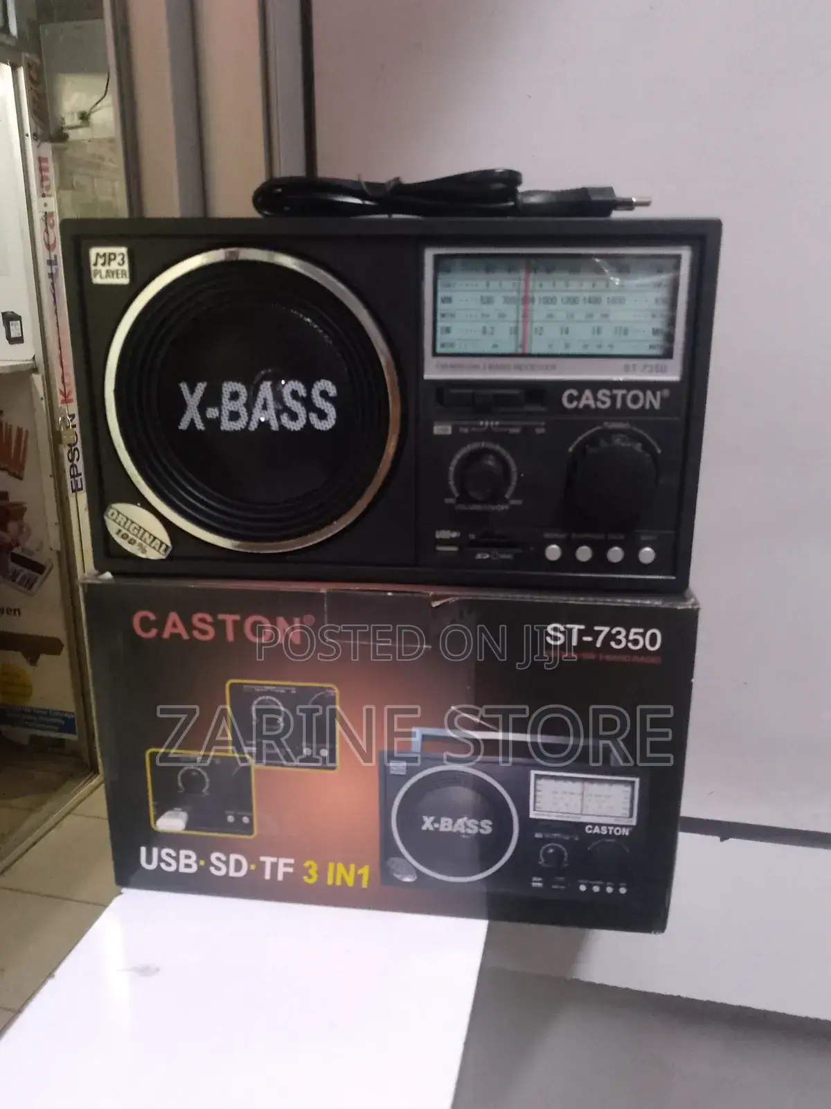 Caston Portable Radio Uses Batteries Ac Power With Usb Sd Tf Port