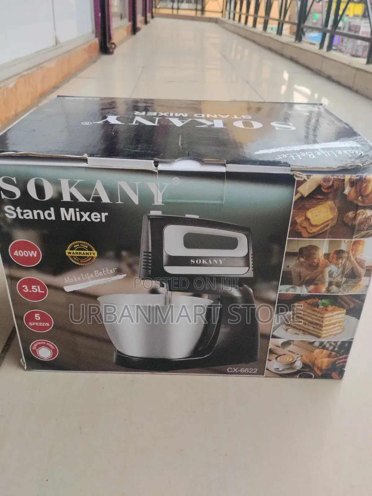 Sokany Cx-6622 Stand Mixer 3.5l 400w Kitchen Food Mixer