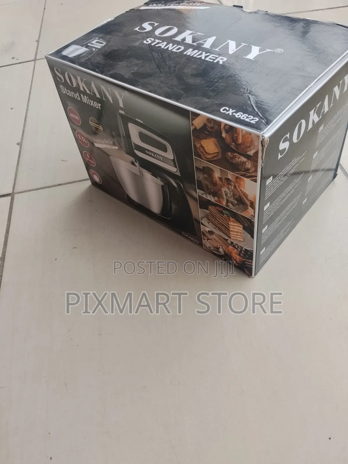 Sokany 400w Food Mixer With 5 Speeds and 3.5l Bowl
