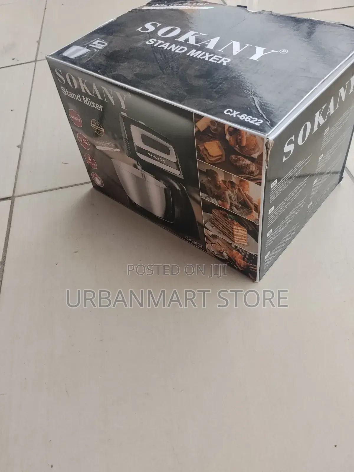 Sokany 400w Food Mixer With 5 Speeds and 3.5l Bowl