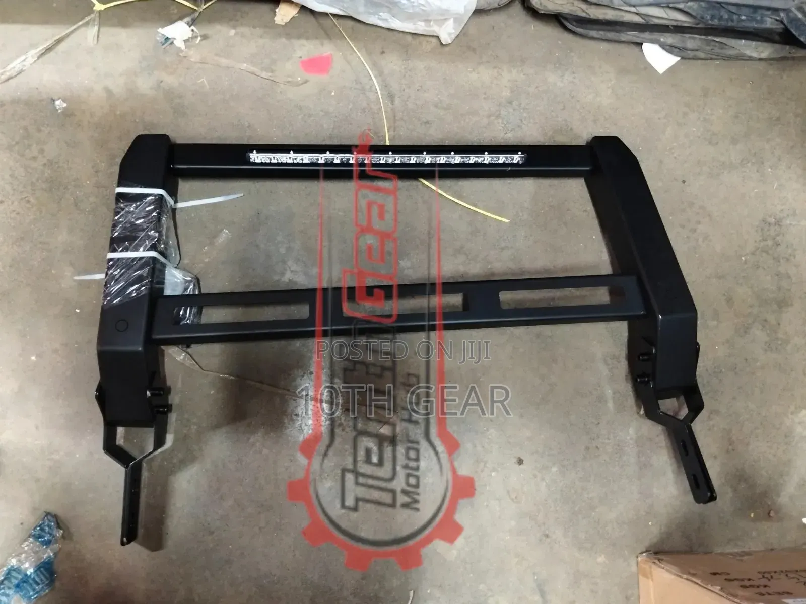 Universal Bull Bar Grille Guard With Light