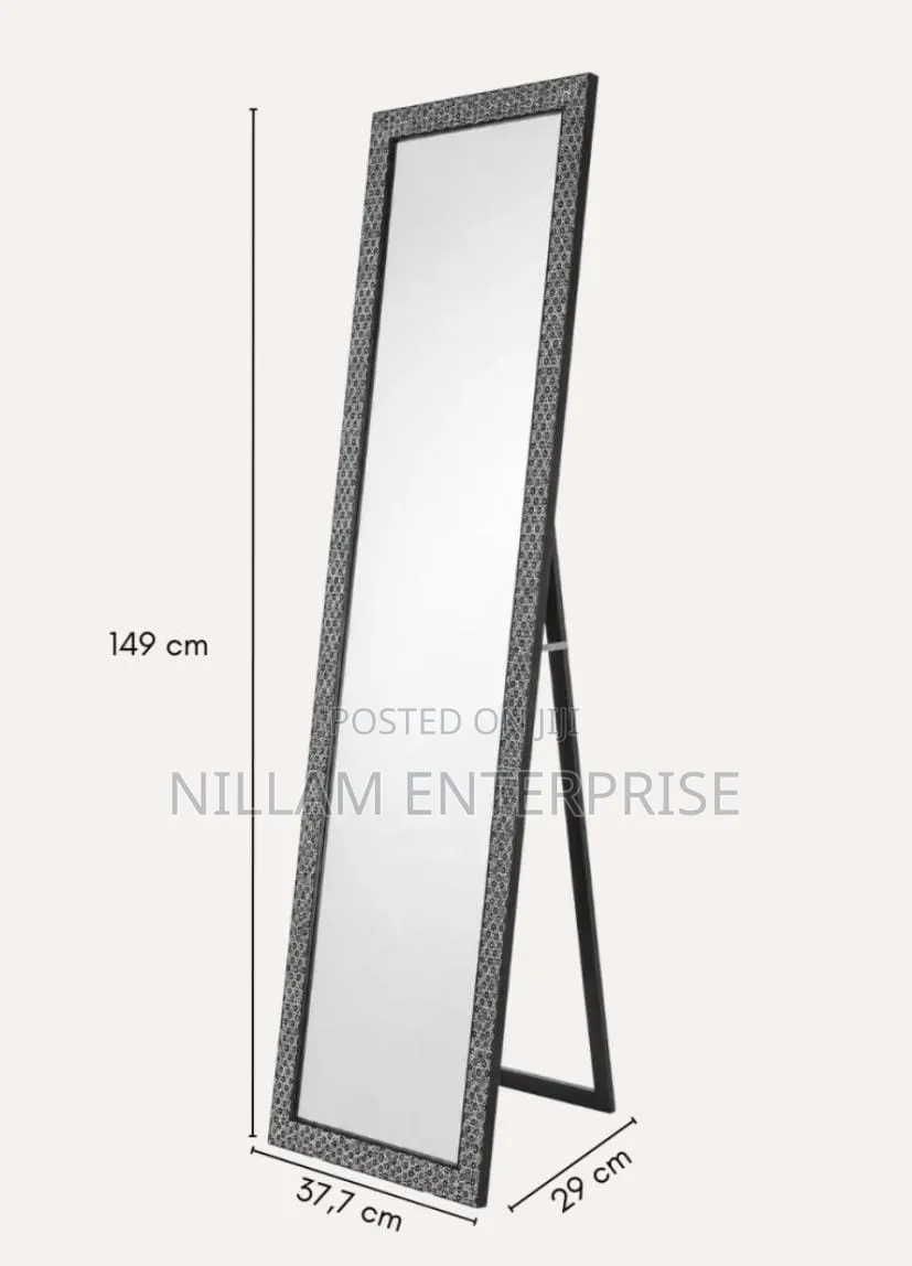 Plastic Print Floor Mirror