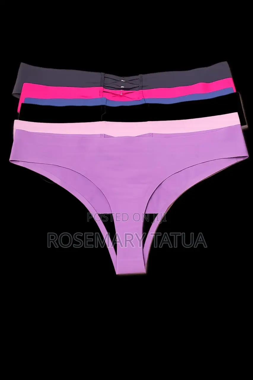 Women's Seamless Ice Silk Thong Panties