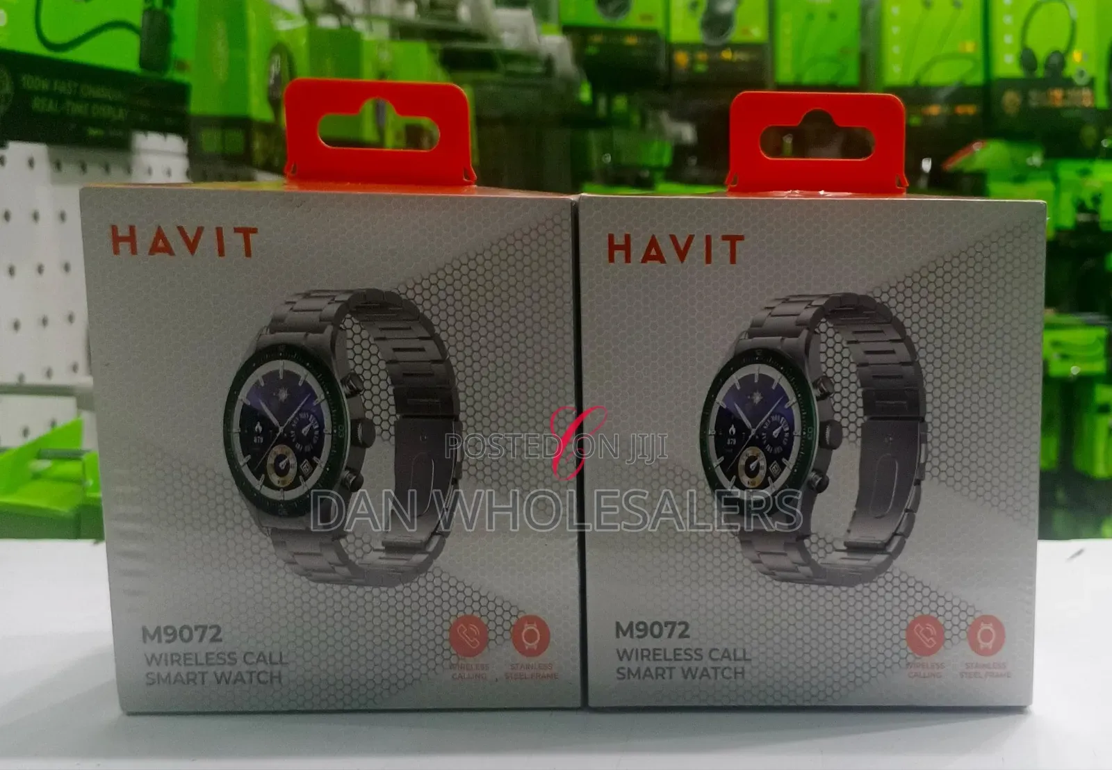 Havit *M9072* Metallic 1.3" *Amoled Hd* Display Wireless Smart Watch
