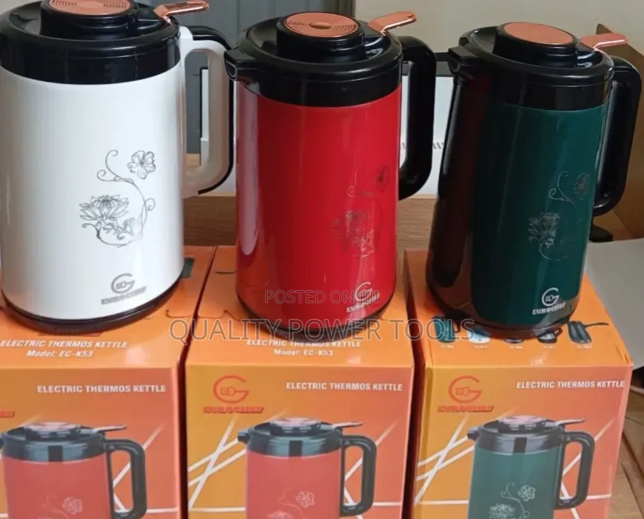 Eurochef 3.5l Electric Thermos Kettles (Model: Ec-) -Dual Function
