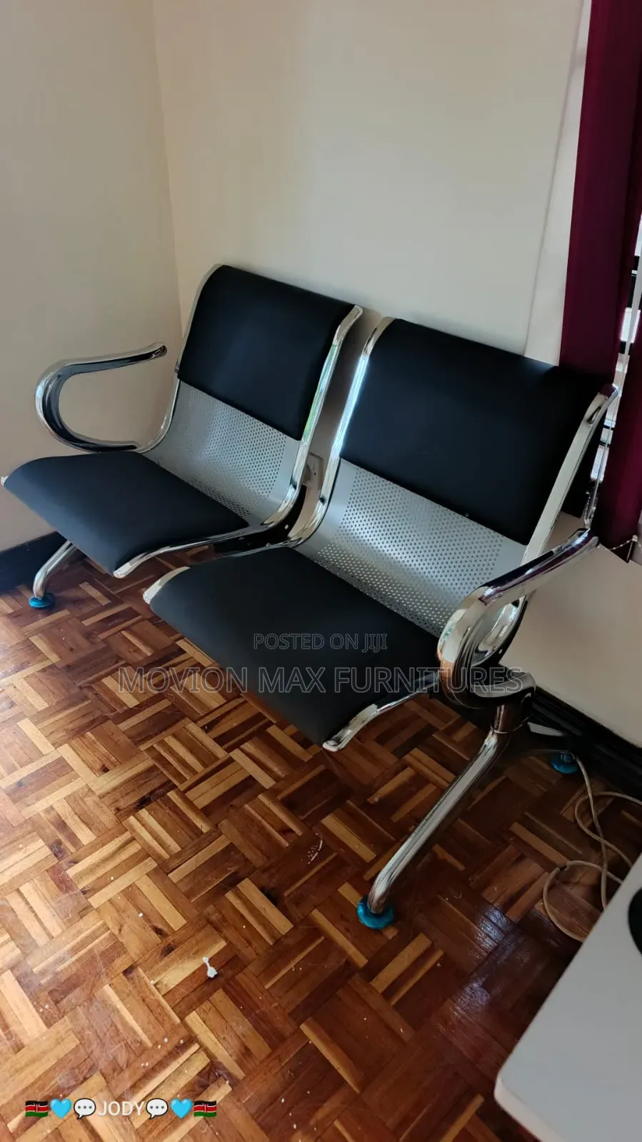2seater Padded Conference Chair
