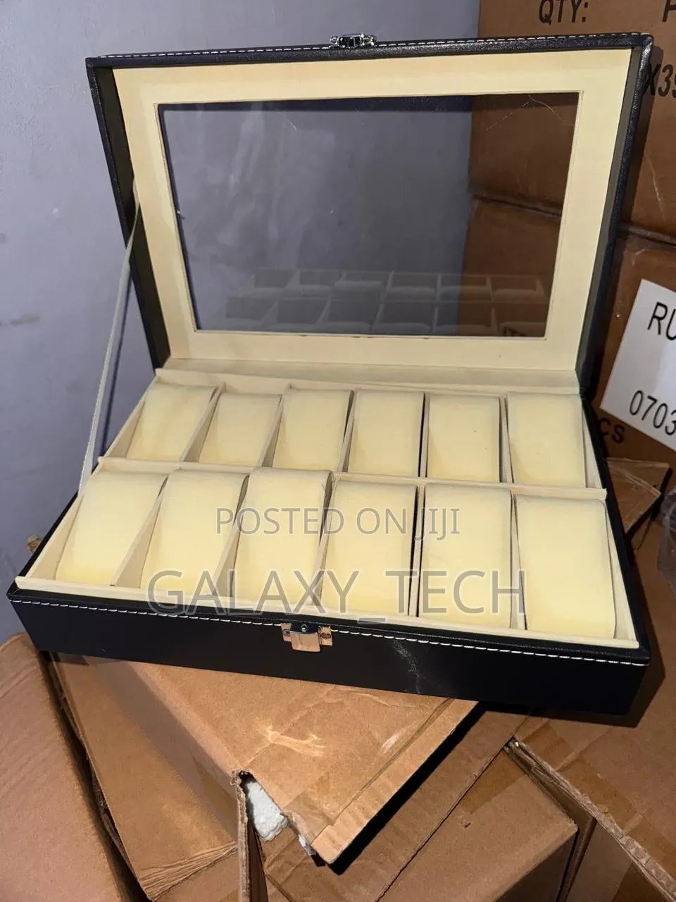 12 Slots Watch Organizer Box