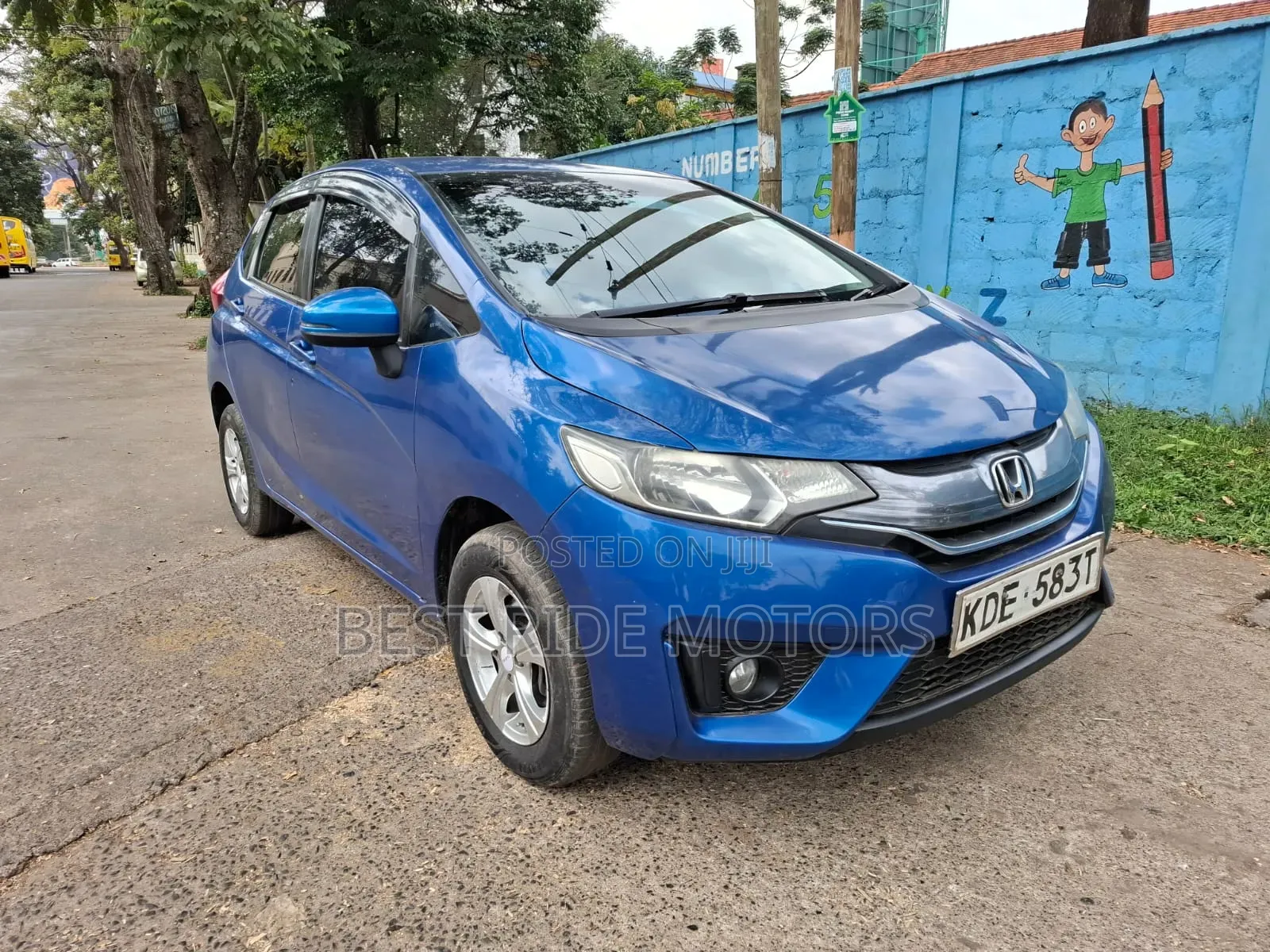 Honda Fit 2014 Blue