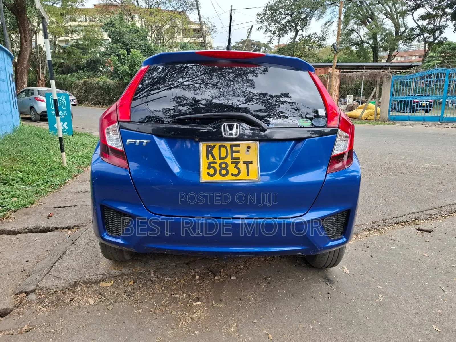 Honda Fit 2014 Blue