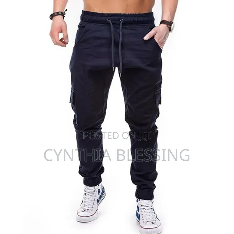 Navy Blue Cargo Trouser