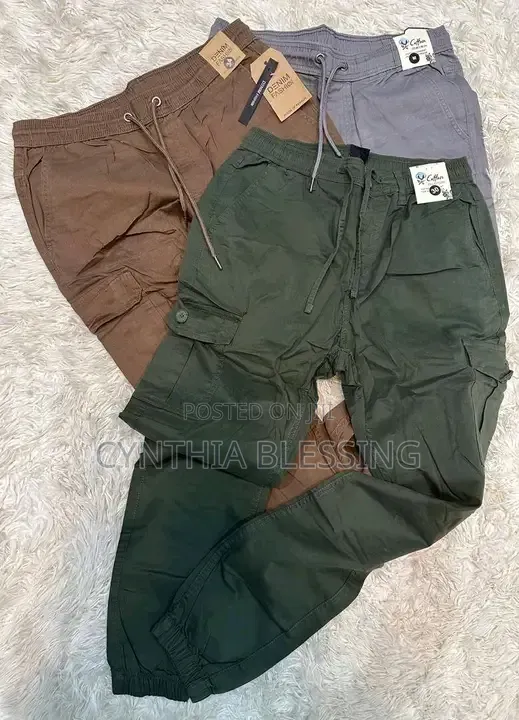 Navy Blue Cargo Trouser