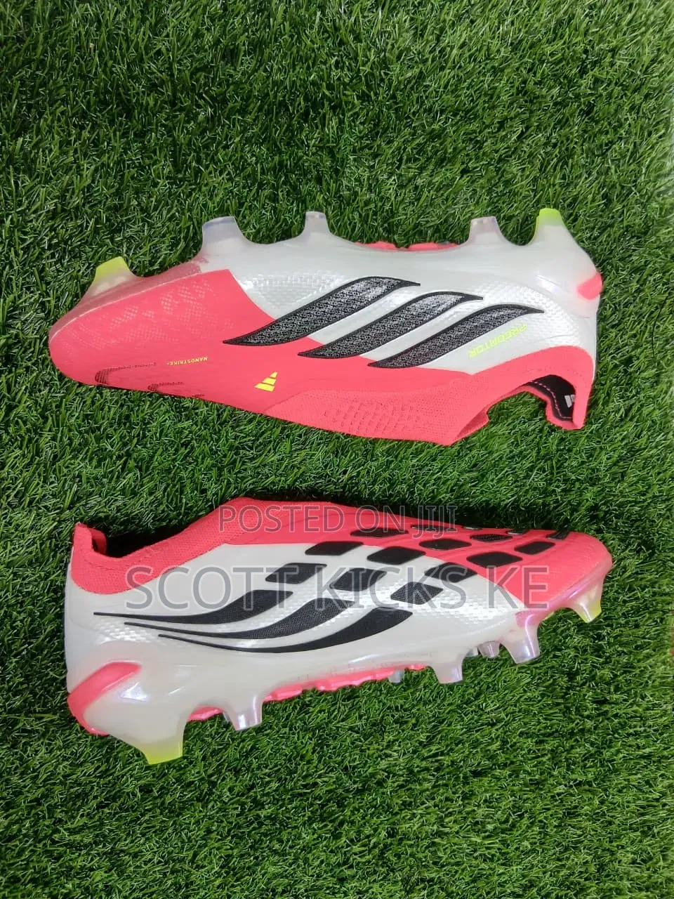 Adidas Predator Spine Red Laceless
