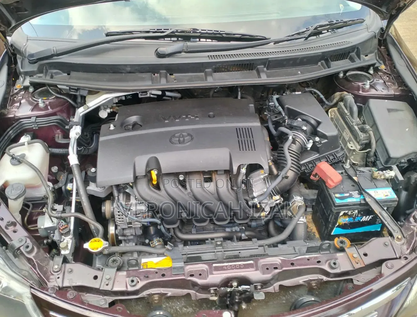 Toyota Allion 2015 Burgundy