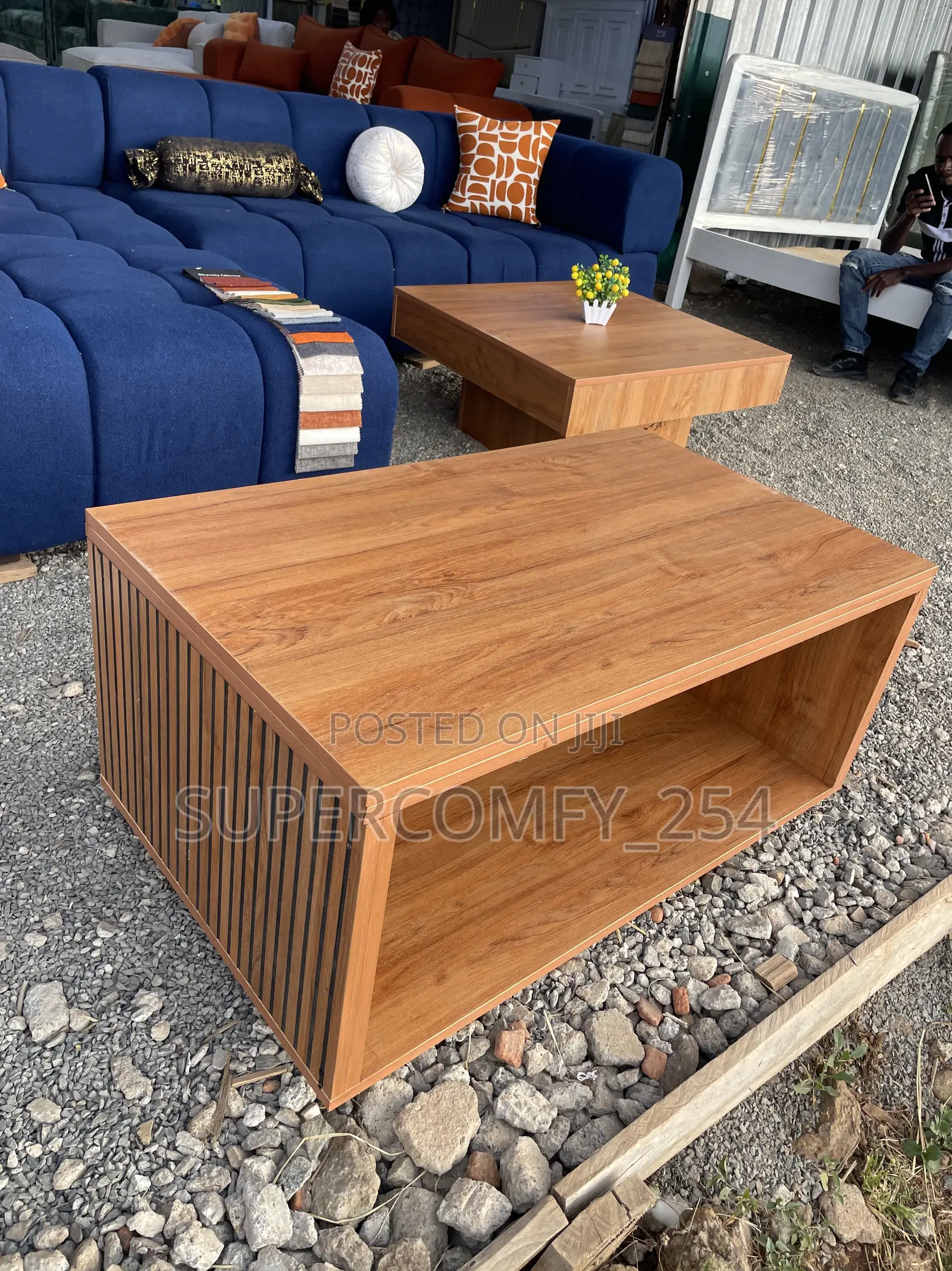 A Rustic Open Coffee Table