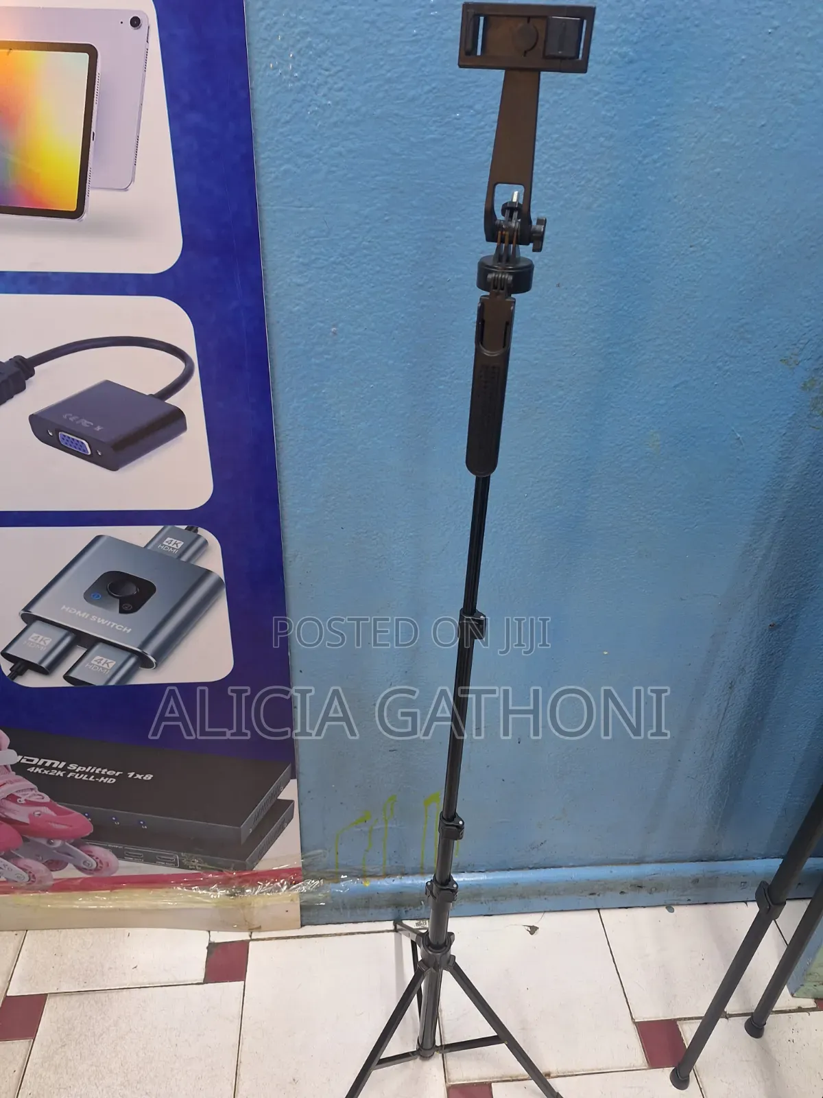 1.9mtr Phone/Camera and Light Tripod With Bluetooth