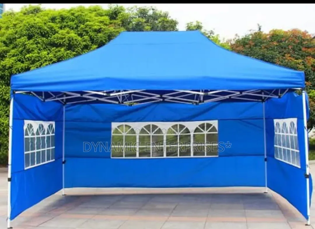 *3×6. Pop Up Gazebo Canopy Tent With 3 Window Side Walls.