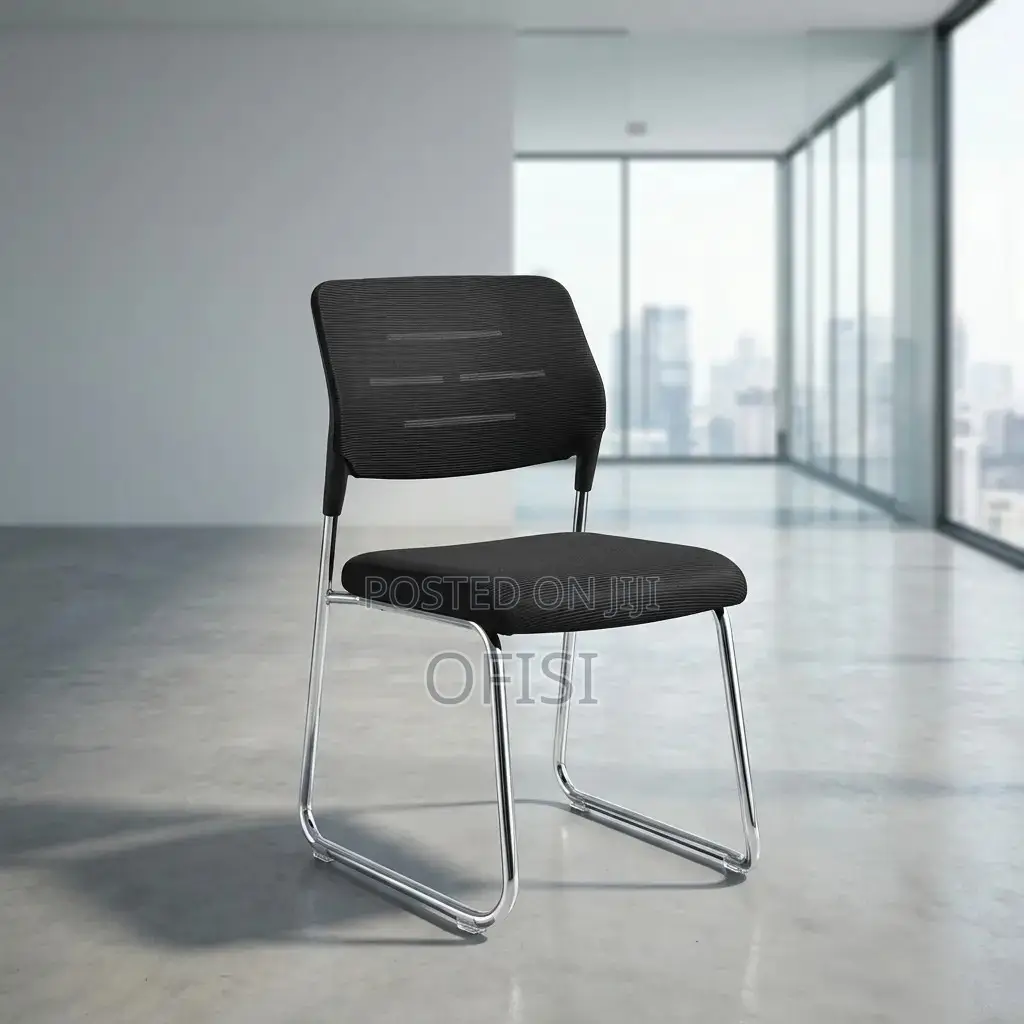 Office Chair; Mesh Waiting Office Chair – Stackable