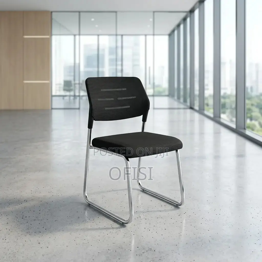 Office Chair; Mesh Waiting Office Chair – Stackable