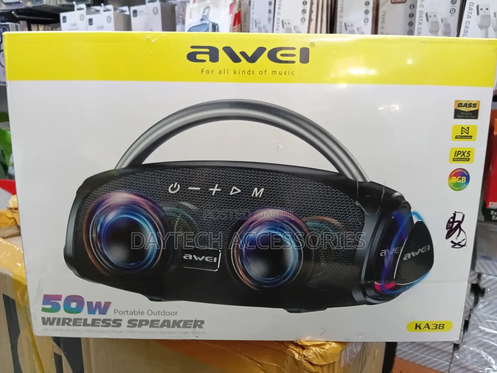 Awei Ka38 50w Portable Bluetooth 5.3 Speaker