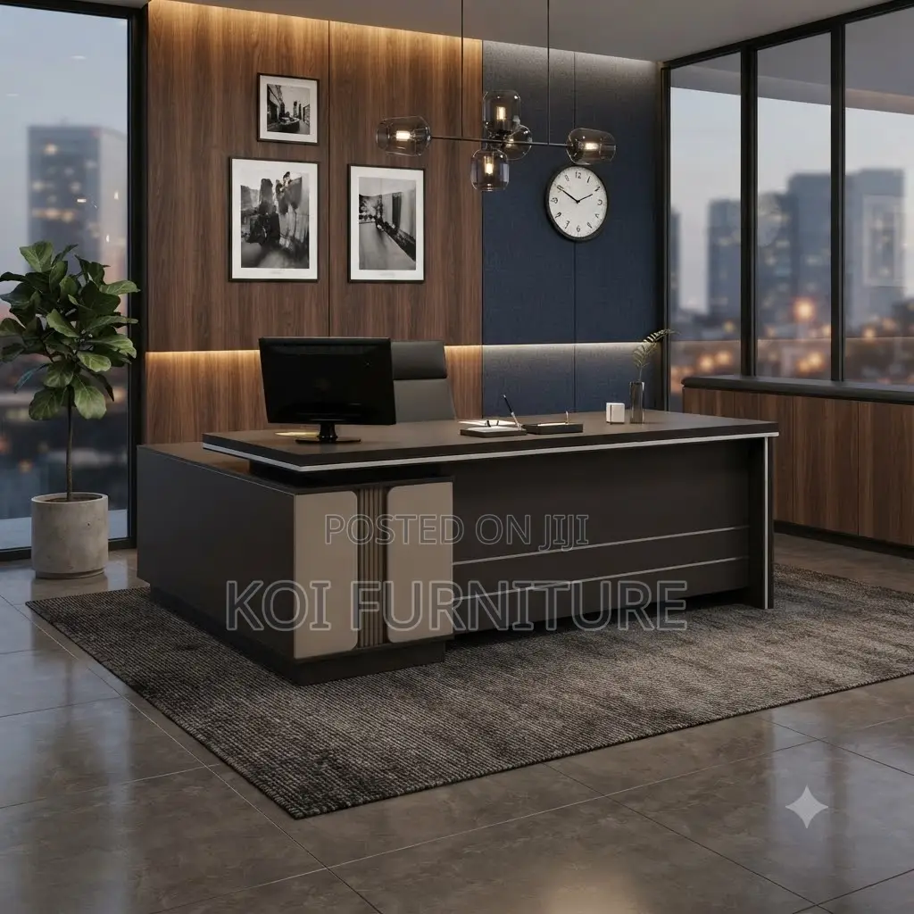 Office Desk; 1.8 Meters Executive Cureetre Office Desk