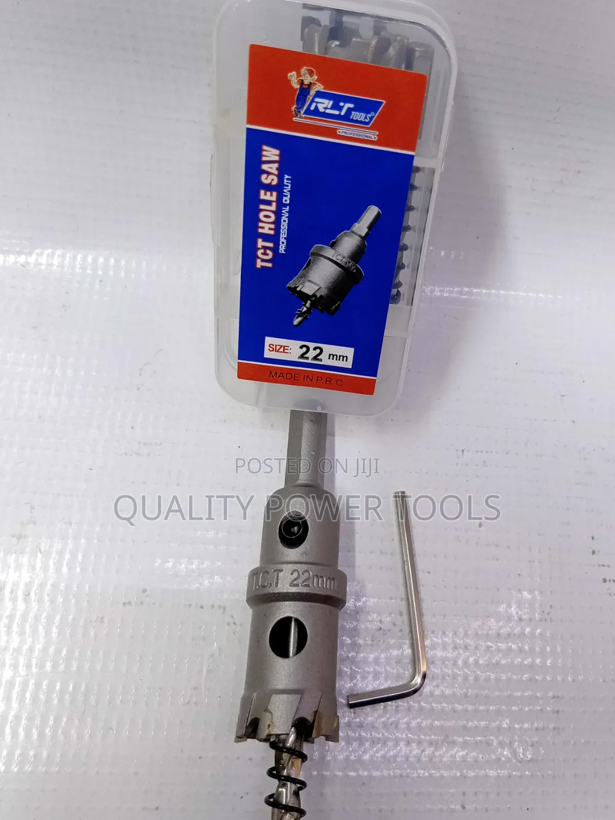 RLT Tools 22mm TCT (Tungsten Carbide Tipped) Hole Saw