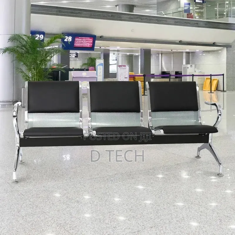 3 Link Padded Waiting Bench