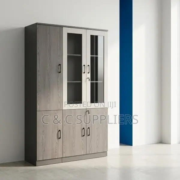 3-Swing Door Wooden Cabinet