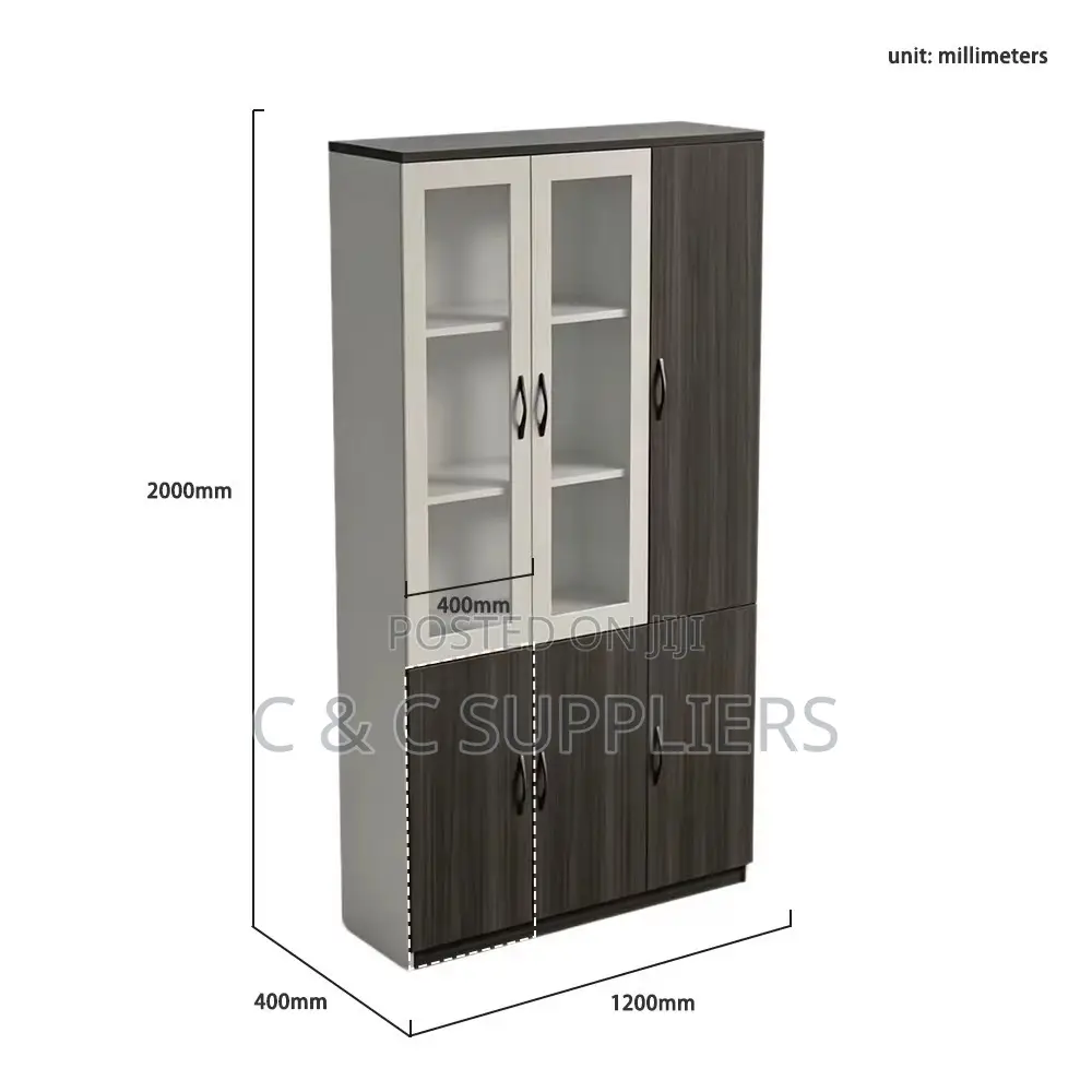 3-Swing Door Wooden Cabinet