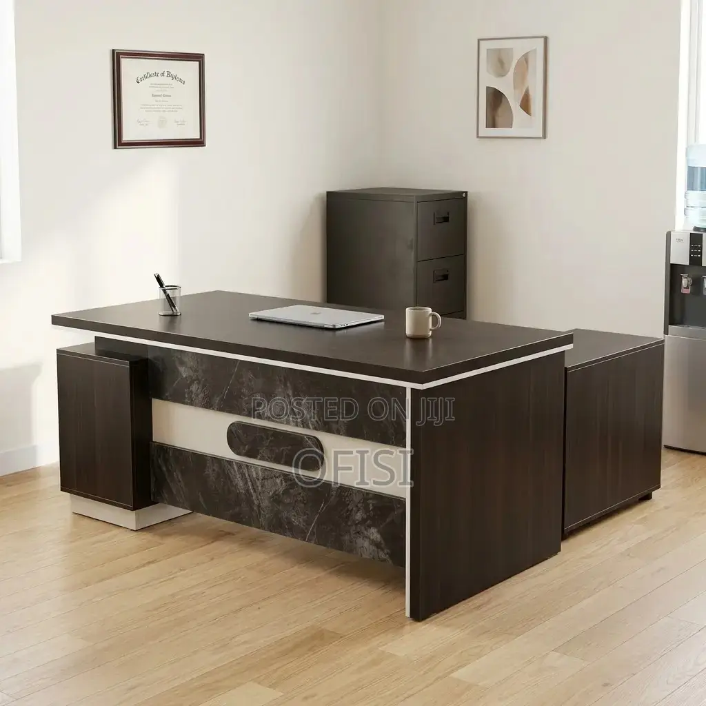Office Desk; Executive Office Desk 1600mm With Movable Drawer