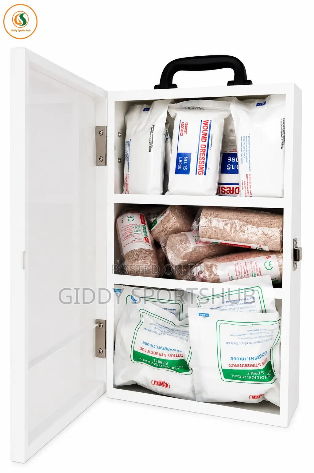 Complete Occupational First Aid Kit – Stocked Metal Emergency Box