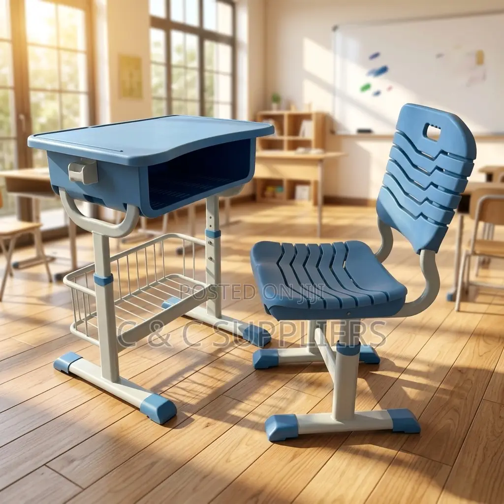 Plastic Adjustable Home Kids Desk Chair