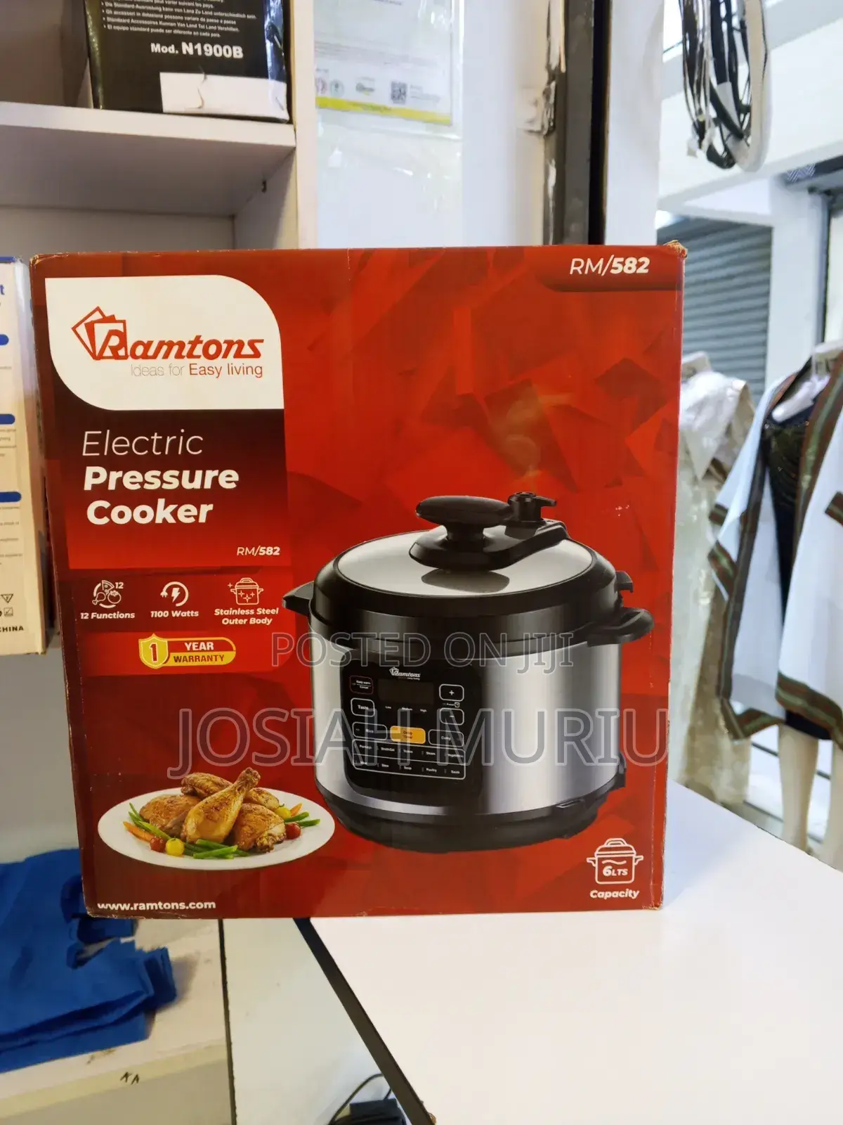Ramtons 1100w Electric Pressure Cooker