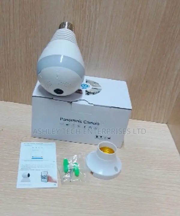 360° Panoramic V380 Bulb Camera – Full Hd 1080p Wifi CCTV
