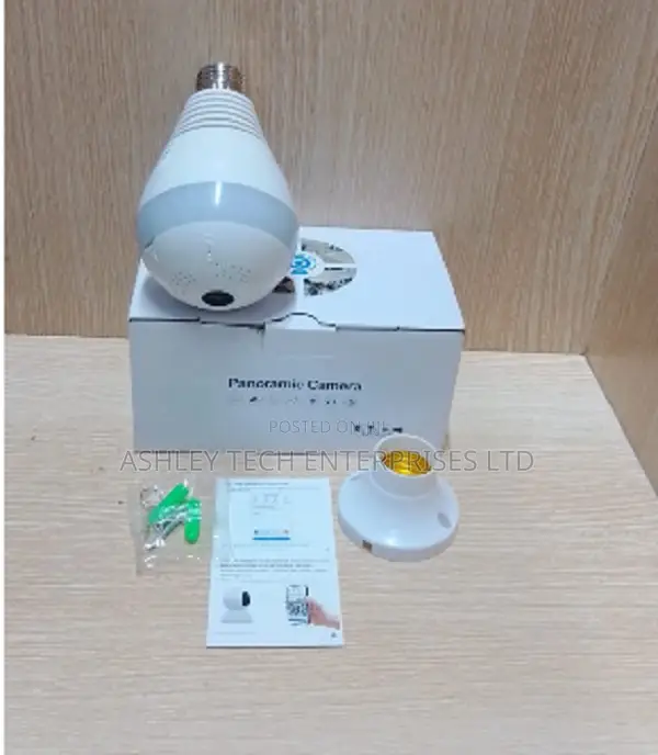 Advanced V380 Panoramic Bulb Camera – Remote Phone Monitoring