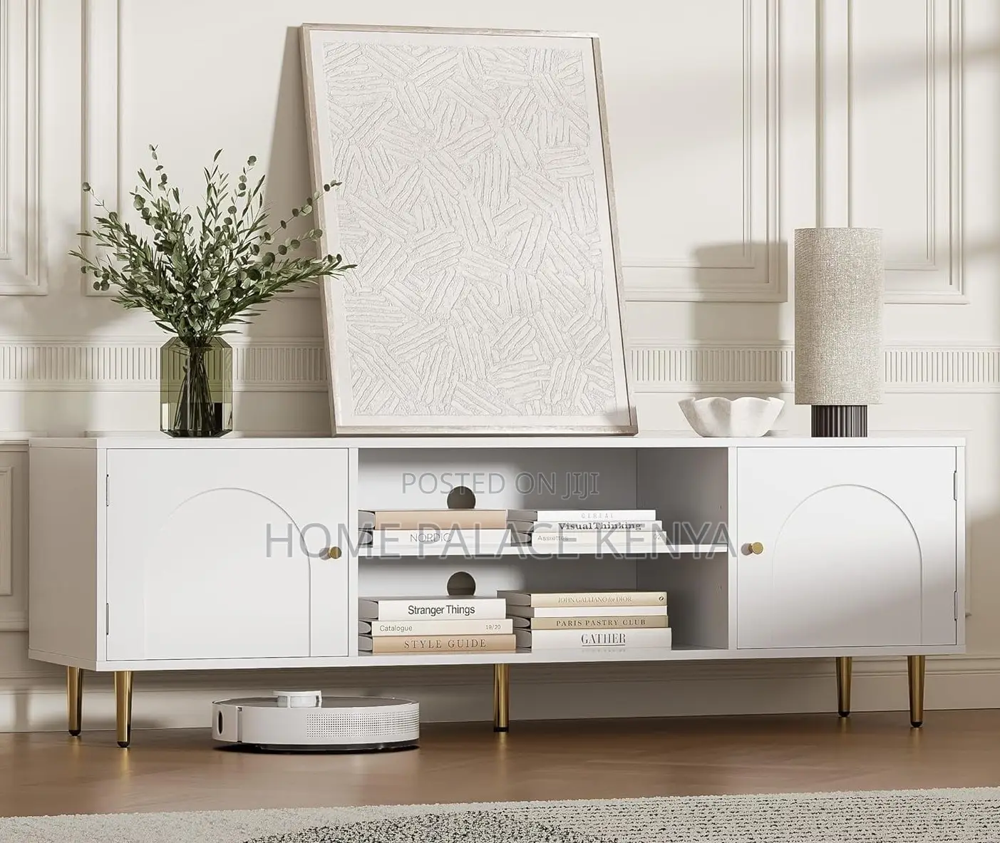 Tv Stand: Customizable Wood Panel Tv Stand