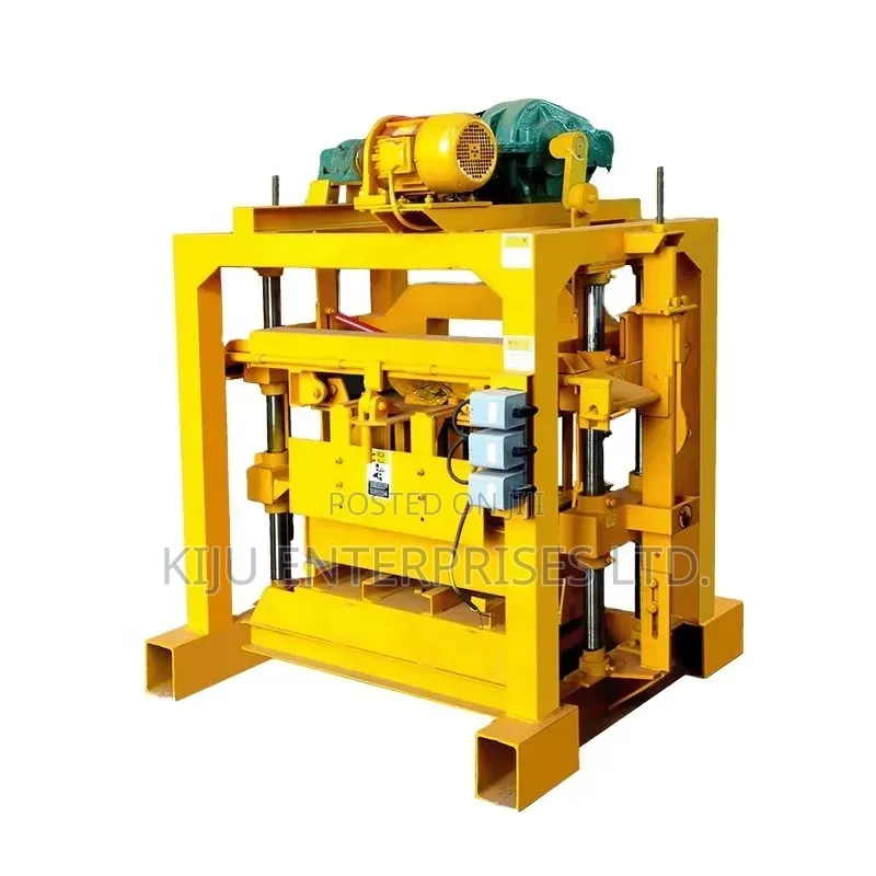 Qtj4-40 Semi-Automatic Concrete Block Cabro Making Machine