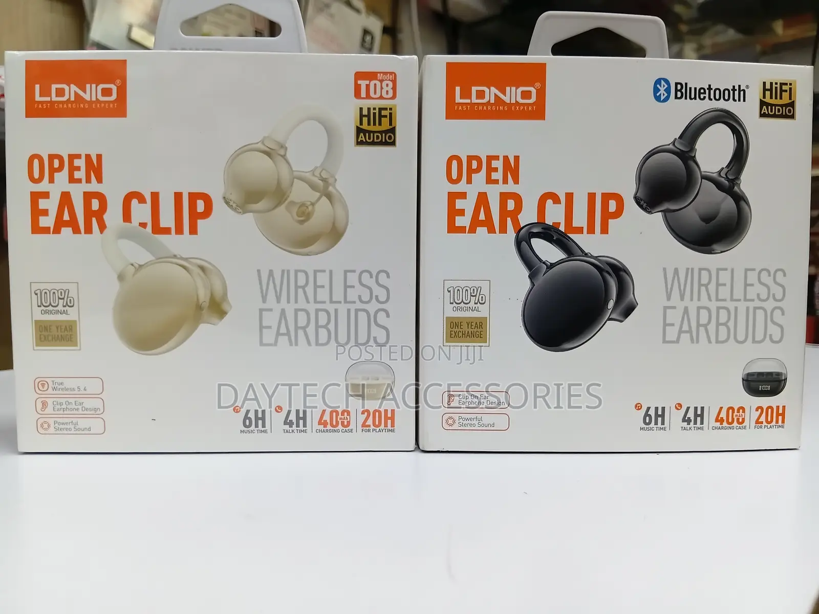 These Are Ldnio T08 Open Ear Clip Wireless Earbuds