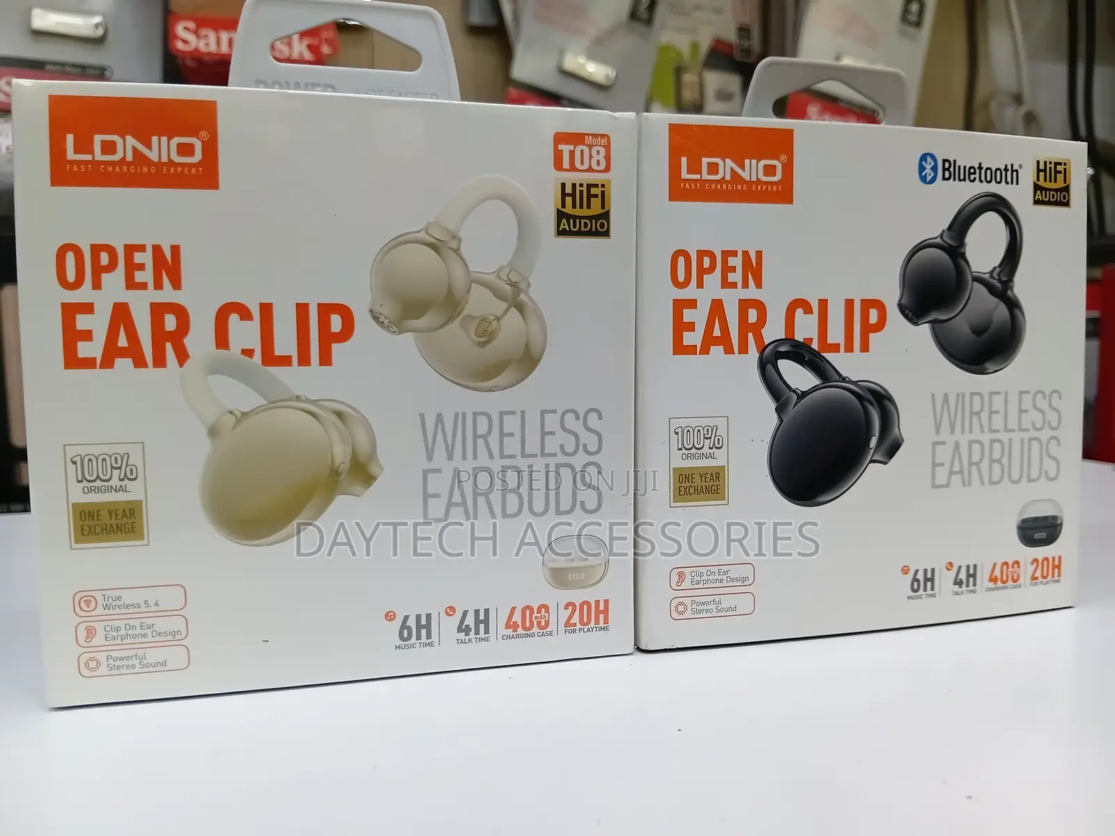 These Are Ldnio T08 Open Ear Clip Wireless Earbuds