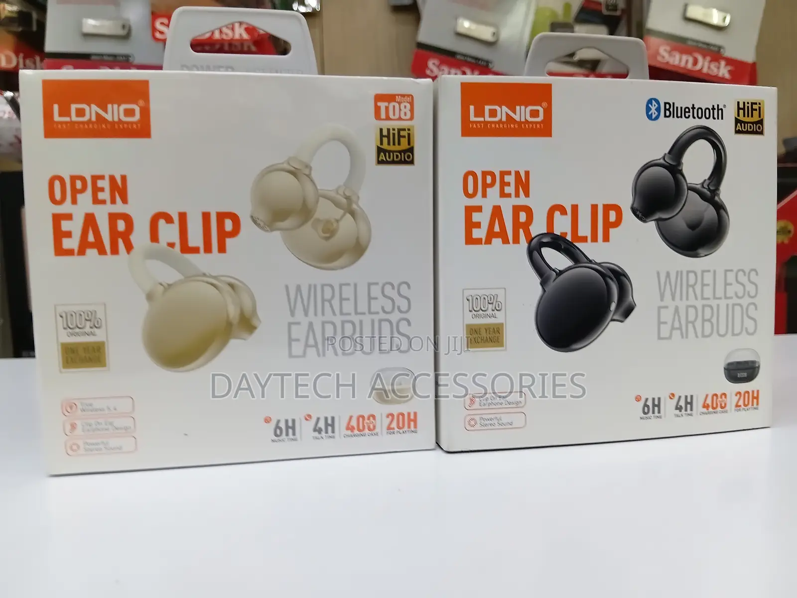 Ldnio Wireless Stereo Bt Open Earphones Wireless in-Ear T08