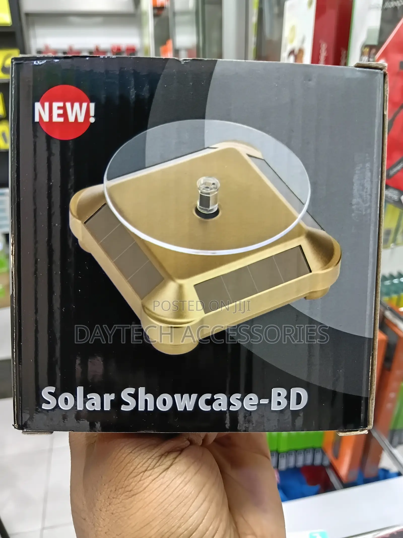 Solar Showcase-bd Rotating Display Stand.