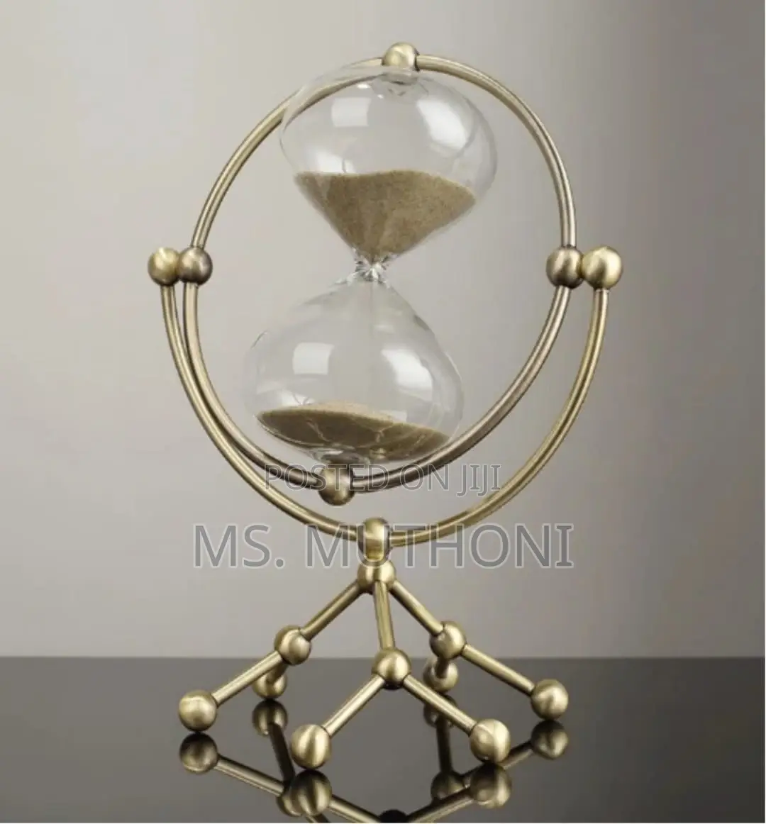 Stunning Rotating Bronze 30 Minutes Hourglass